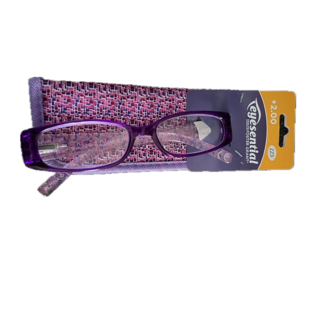 Foster Grant Purple Glasses